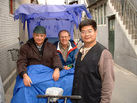 Beiging rickshaw ride in the Hutong